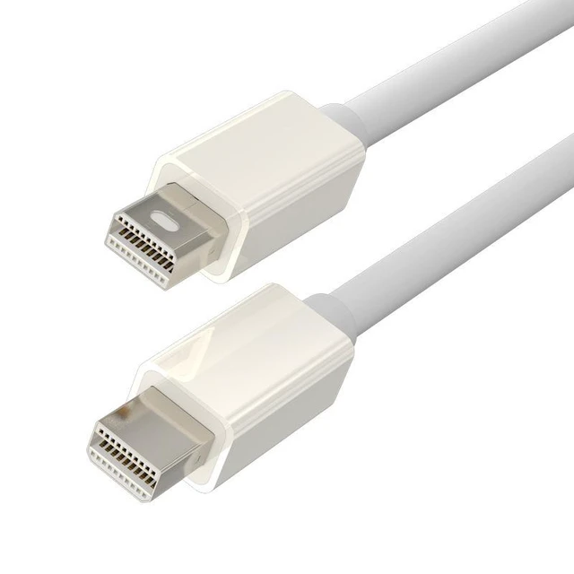Alt view image 4 of 6 - SOEWIOU Mini DP to Mini DP Cable 4K, Thunderbolt Male to Male Cord for Laptop to Monitor Projector