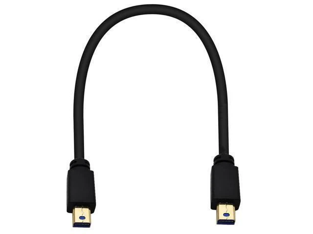 Alt view image 8 of 12 - Mini DisplayPort Cable, 1FT 8K Mini DisplayPort (Mini DP) Male to Male 8K Extension Cord for with Mini DP PC/Laptop (Male to Male)