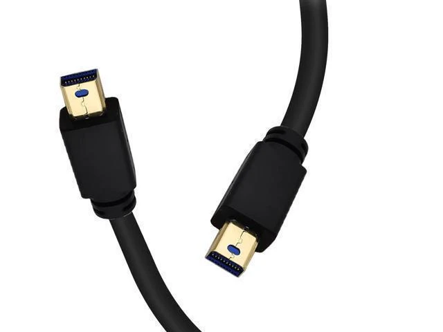 Alt view image 10 of 12 - Mini DisplayPort Cable, 1FT 8K Mini DisplayPort (Mini DP) Male to Male 8K Extension Cord for with Mini DP PC/Laptop (Male to Male)