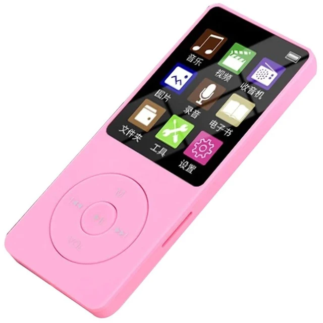 Alt view image 8 of 14 - SOEWIOU MP4 MP3 Bluetooth Player 160X120Px Mini Walkman Student 1.8 Inches Screen 64G Plug Card Sports Music Player,A