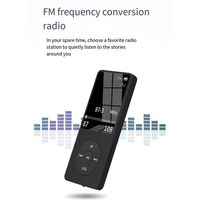 Alt view image 9 of 14 - SOEWIOU MP4 MP3 Bluetooth Player 160X120Px Mini Walkman Student 1.8 Inches Screen 64G Plug Card Sports Music Player,A