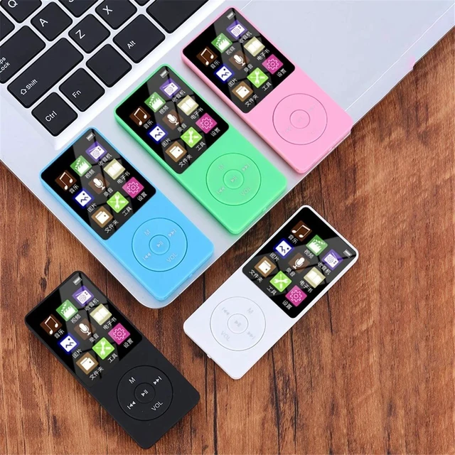 Alt view image 12 of 14 - SOEWIOU MP4 MP3 Bluetooth Player 160X120Px Mini Walkman Student 1.8 Inches Screen 64G Plug Card Sports Music Player,A