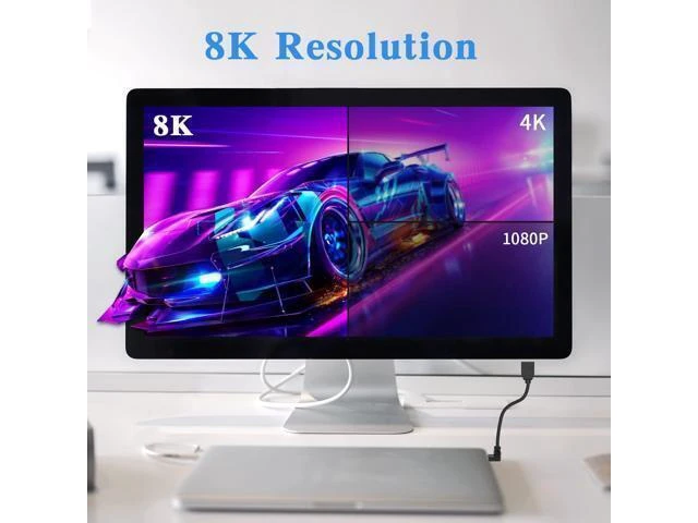 Alt view image 12 of 14 - Displayport to Mini Displayport Extension Cable 1.4, 8k Mini DP to DP, Up Angle Mini Displayport Male to Displayport Female Extention Cable for Laptop PC TV Gaming Monitor. 1Ft/30cm
