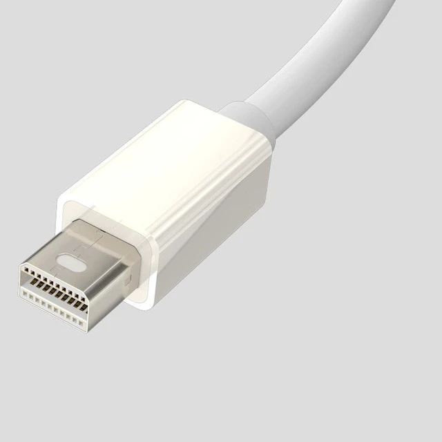 Alt view image 6 of 6 - SOEWIOU Mini DP to Mini DP Cable 4K, Thunderbolt Male to Male Cord for Laptop to Monitor Projector