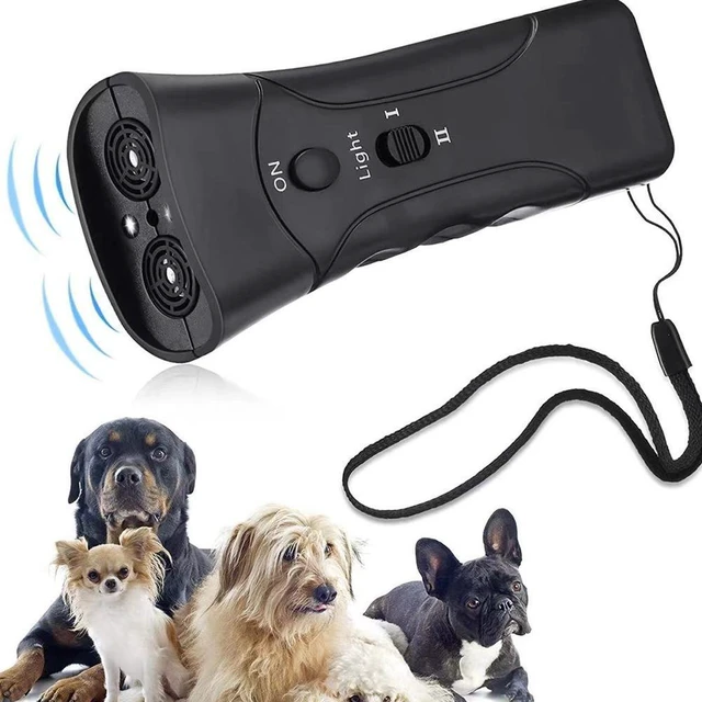 Alt view image 8 of 12 - SOEWIOU Dual-Head Ultrasonic Dog Repeller, Portable Dog Training Device, Anti-Barking Trainer, Outdoor Pet Deterrent for Cross-Border