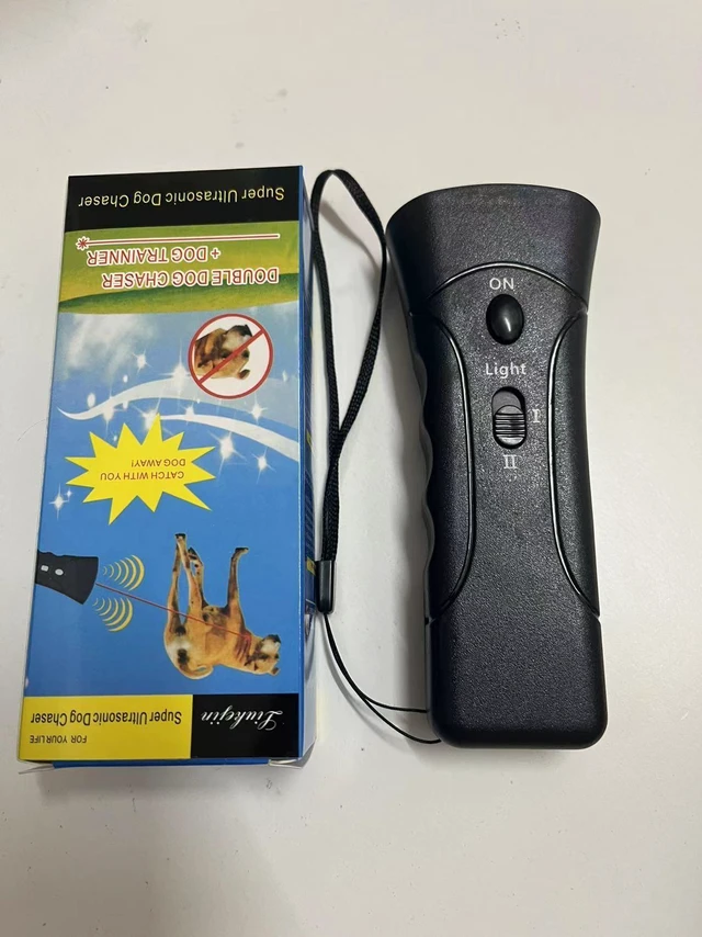 Alt view image 12 of 12 - SOEWIOU Dual-Head Ultrasonic Dog Repeller, Portable Dog Training Device, Anti-Barking Trainer, Outdoor Pet Deterrent for Cross-Border