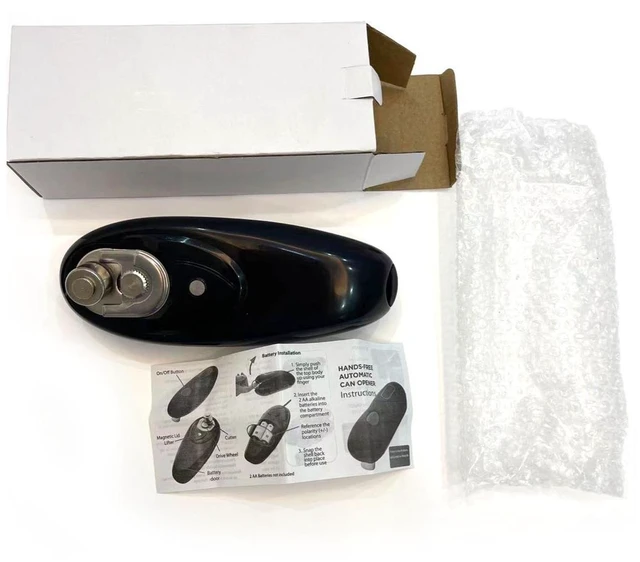 Alt view image 4 of 7 - Automatic Electric Can Opener USB Rechargeable Hands-Free Bottle Opener Multifunctional Kitchen Gadget with Hidden Blade and Smooth Edge One-Touch Operation for Home Kitchen and Camping