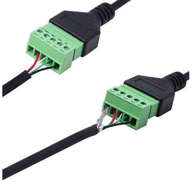 Alt view image 10 of 10 - RJ45 Screw Terminal,RJ45 Male to 8 Pin Screw Terminal Connector,RJ45 8p8c to 8Pin Bolt Screw Type Terminal Connector for Cat5/6/7 Ethernet Extender for AV CCTV UTP DVR (Male to terminal)