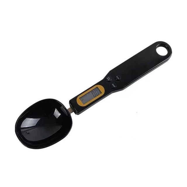 Alt view image 13 of 13 - SOEWIOU Digital Measuring Spoon Scale, Rechargeable Electronic Kitchen Spoon Scale, 500g x 0.1g High Precision Food Scale for Baking, Coffee, Milk Powder, Spices & Pet Food, Black