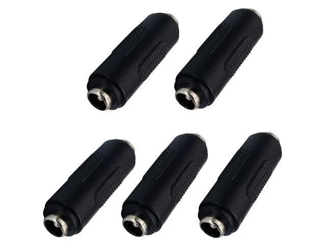 Alt view image 8 of 14 - 5.5mm x 2.1mm DC Power Adapter, DC Barrel Power 2.1mm X 5.5mm Female to Female Coupler Connector for CCTV Camera (5pack/Female)