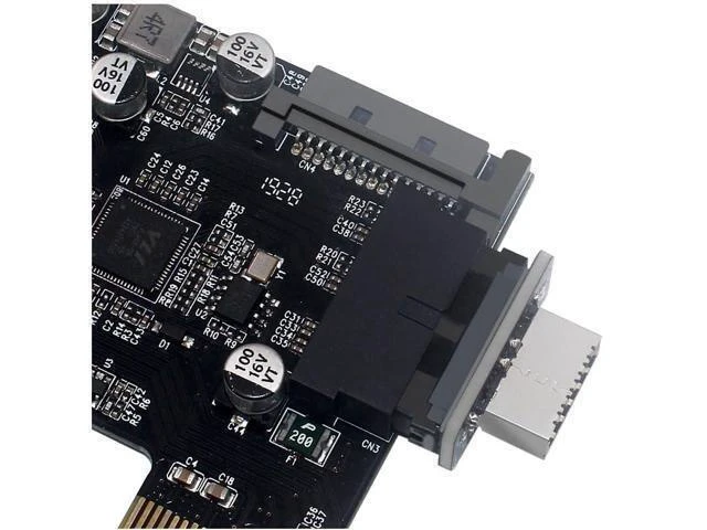 Alt view image 10 of 12 - USB 3.2 Gen 1 to USB 3.2 Gen 2 Header Adapter, USB 3.1 Type-E Key-A to USB 3.0 20 Pin Header Converter for Type C Motherboard (Vertical Type)