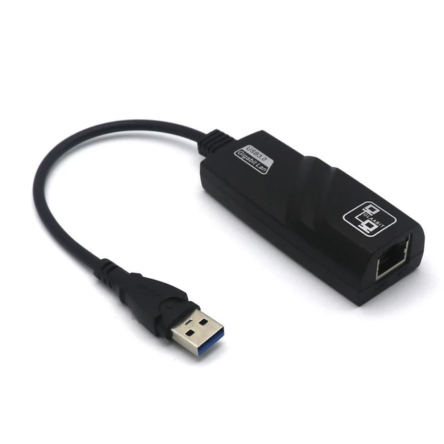 Alt view image 9 of 11 - SOEWIOU USB-C to RJ45 Gigabit Ethernet Adapter, Type-C to LAN Network Converter, Plug & Play for Laptop & Tablet