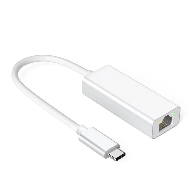 Alt view image 3 of 3 - SOEWIOU USB 3.0 Hub, 100Mbps Wired Network, Aluminum Alloy Type-C Docking Station, RJ45 Converter for Laptop/Desktop PC