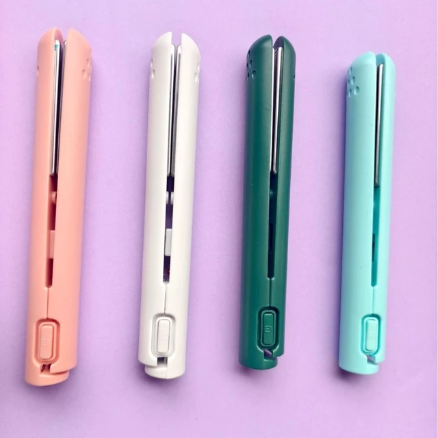 Alt view image 11 of 11 - SOEWIOU Wireless Rechargeable Hair Curler, 2-in-1 Straightener & Curler, Portable USB Hair Straightener for Outdoor Travel Green