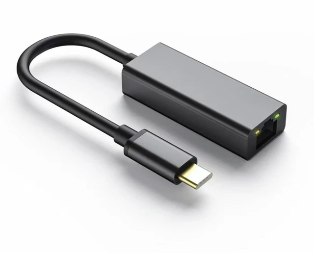 Alt view image 3 of 3 - SOEWIOU USB 3.0 Hub with 100Mbps Ethernet, Aluminum Alloy Type-C Docking Station, RJ45 Converter for Laptop/Desktop PC