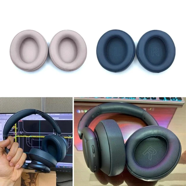 Alt view image 8 of 12 - 2 Pcs Ear Cushion Cover for Anker-Life Q35 Practical Ear Pad Noise Canceling Headphones Ear Covers