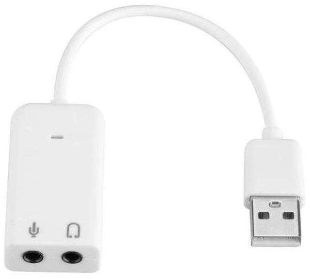 Alt view image 10 of 12 - USB Sound Card, External Stereo Sound Adapter Splitter Converter for Windows and Mac, Plug & Play, No Drivers Needed