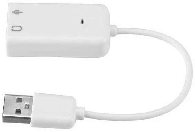 Alt view image 12 of 12 - USB Sound Card, External Stereo Sound Adapter Splitter Converter for Windows and Mac, Plug & Play, No Drivers Needed