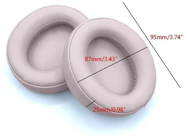 Alt view image 12 of 12 - 2 Pcs Ear Cushion Cover for Anker-Life Q35 Practical Ear Pad Noise Canceling Headphones Ear Covers
