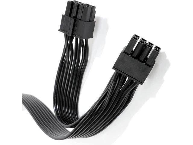 Alt view image 6 of 8 - PSU CPU 8 Pin to Dual 8 and (4+4) Pin EPS Cable Male to Male CPU Power Cable for Seasonic Focus Prime ROG Thor Strix Modular Power Supply (70cm+15cm)