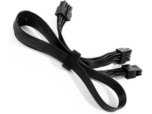 Alt view image 7 of 8 - PSU CPU 8 Pin to Dual 8 and (4+4) Pin EPS Cable Male to Male CPU Power Cable for Seasonic Focus Prime ROG Thor Strix Modular Power Supply (70cm+15cm)