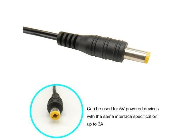 Alt view image 8 of 12 - 5Pcs 15Pin SATA to DC 5.5mm x 2.1mm Male Power Supply Adapter Cable LED Chassis Light Tape Controller Power Connection Cable for Computer LED Strips