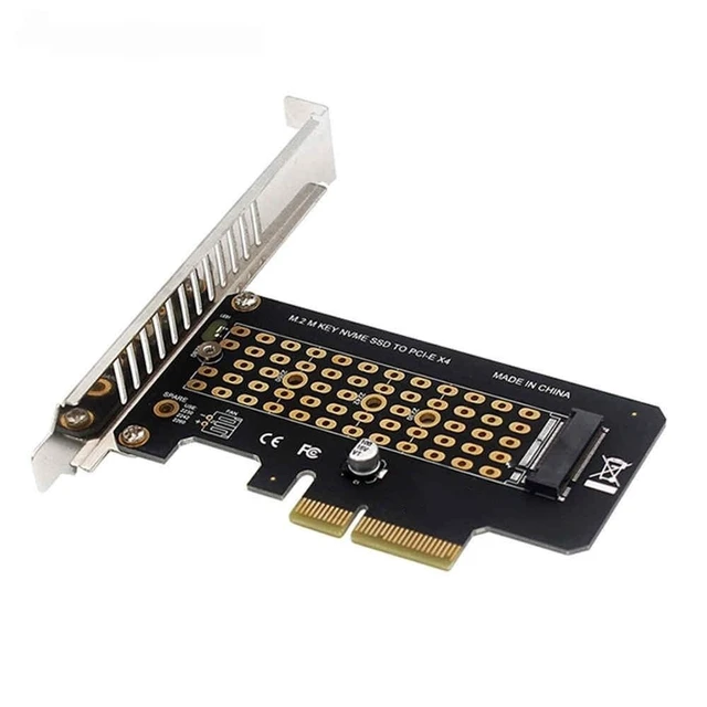 Alt view image 3 of 3 - SOEWIOU M.2 adapter upgrade to M2 SSD add-in card for adding M.2 SSD to PCIe slot