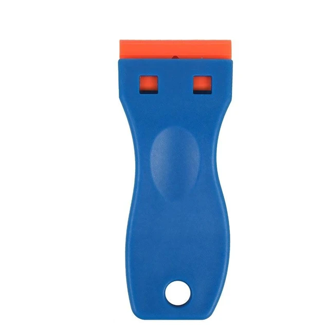 Alt view image 7 of 9 - SOEWIOU Multi-Purpose Extended Cleaning Scraper, Long Handle Glue Remover Razor Scraper with Replaceable Blades, Ideal for Car Window Tinting, Sticker Adhesive Removal & Household Deep Decontamination