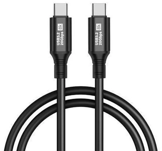 Alt view image 8 of 14 - USB C to USB C Cable USB 3.2 Type C 20Gbps PD 100W 8K@60Hz Data Fast Charging Cable for Phone, Tablet, Other USB C Devices (0.5M)