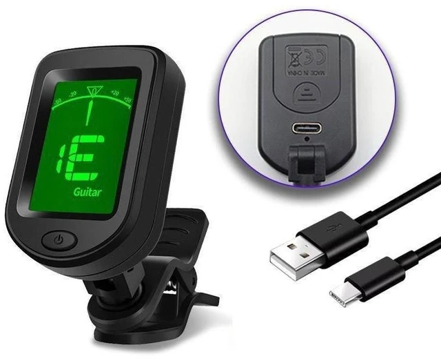 Alt view image 9 of 9 - SOEWIOU Multifunctional Tuner for Acoustic Guitar, Violin, Guzheng, Pipa, Erhu & Chinese Traditional Instruments, 12-Tone Equal Temperament