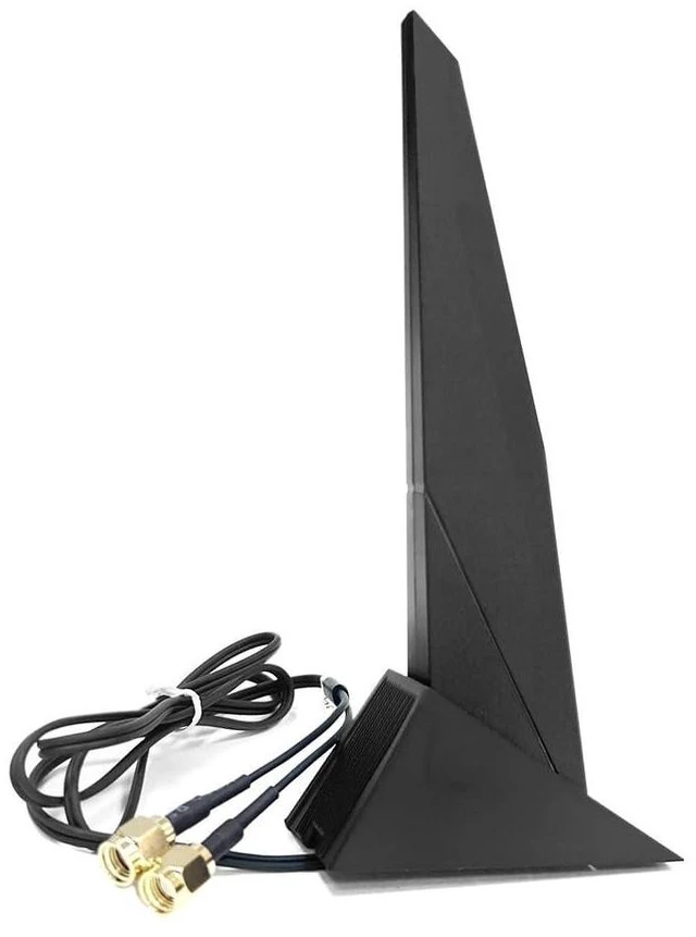 Alt view image 13 of 14 - SOEWIOU External WiFi 6 6E Antenna 2.4G/5G Magnetic Base Antenna PC Desktop Computer for Asus Rog Strix Z690 B460 B360 H610 H670 M13H M12 M11 WiFi 2T2R Motherboard Card (Cable 80cm/2.7ft)