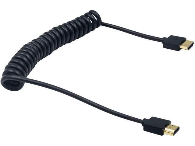 Alt view image 7 of 10 - Coiled HDMI Cable, 4K HDMI to HDMI Cable, Extreme Thin HDMI Male to Male Extender Coiled Cable for 3D and 4K Ultra HD TV Stick HDMI 2.0 Cord Extension Converter(HDMI Extender) (1.2M/4FT)