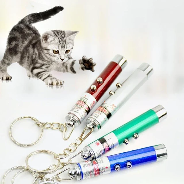 Alt view image 11 of 11 - SOEWIOU Pet Toy Laser Pointer for Cats, Interactive Red Laser Cat Wand, Mini Portable Infrared Cat Teaser
