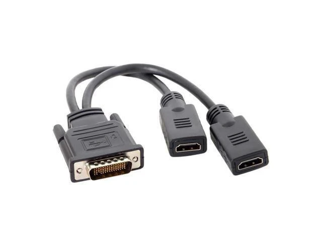 Alt view image 12 of 14 - DMS 59 Pin to 2 HDMI Cable, DMS 59 Pin Male to HDMI Female Dual Monitor Extension Cable Adapter for LHF Graphics Card (DMS 59 pin Dual hdmi)