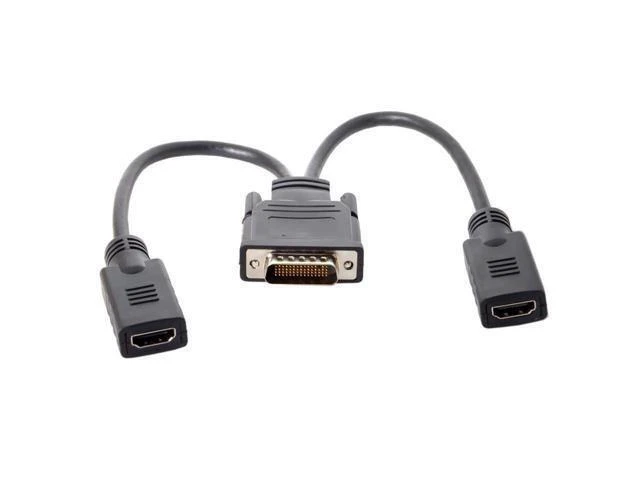 Alt view image 13 of 14 - DMS 59 Pin to 2 HDMI Cable, DMS 59 Pin Male to HDMI Female Dual Monitor Extension Cable Adapter for LHF Graphics Card (DMS 59 pin Dual hdmi)