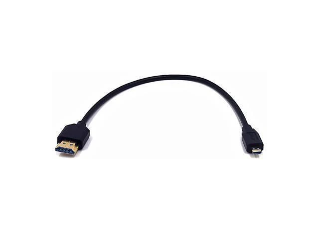 Alt view image 6 of 10 - 1ft Micro HDMI to HDMI 8K Cable, 2.1 Version 48Gpbs Straight Micro HDMI Male to Straight HDMI Male UHD 3D Cable for Xbox PS4 PS5 TV Switch, 8K@60HZ