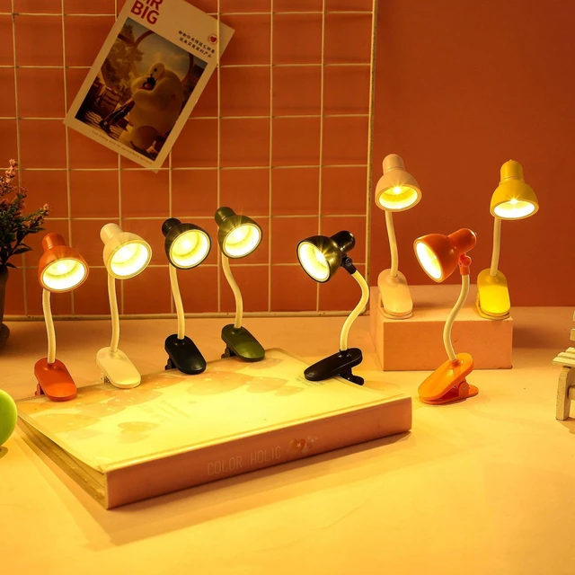 Alt view image 13 of 14 - SOEWIOU Mini Clip On Desk Lamp, Portable Book Clip Night Light, Flexible Gooseneck Lamp with Adjustable Rotation for Reading