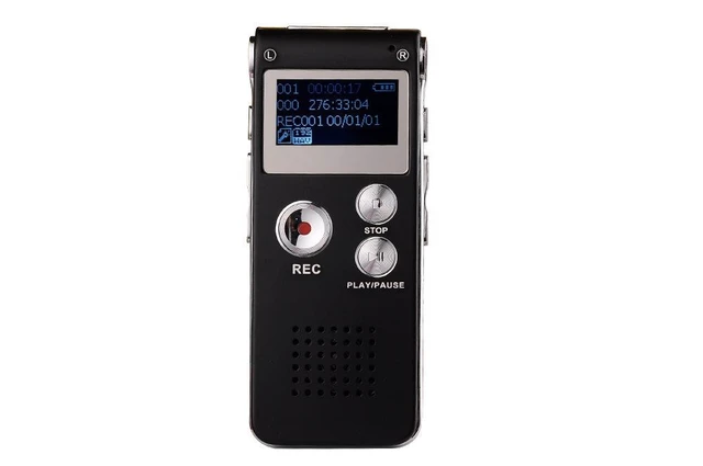 Alt view image 7 of 9 - SOEWIOU High-Definition Noise-Canceling Voice Recorder, Ultra-Long Standby, Voice-Activated, Multi-Language, Ideal for Meetings & Study