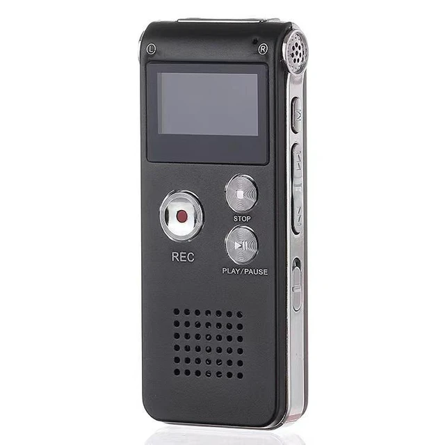 Alt view image 9 of 9 - SOEWIOU High-Definition Noise-Canceling Voice Recorder, Ultra-Long Standby, Voice-Activated, Multi-Language, Ideal for Meetings & Study