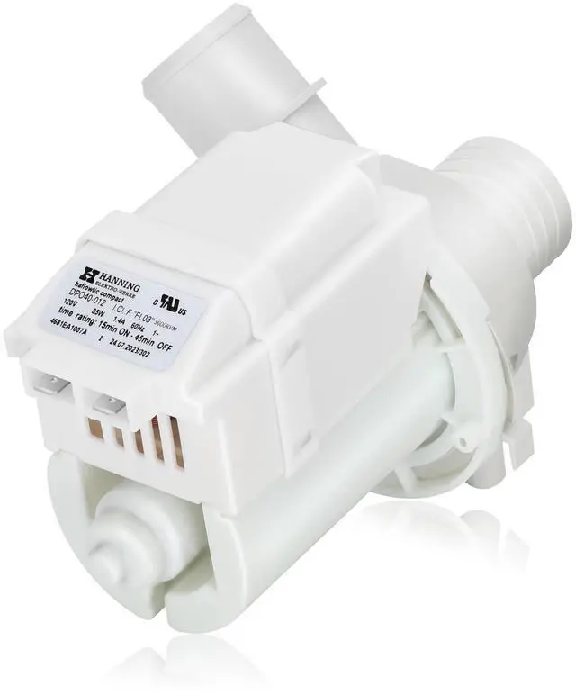 Main image of DP040-012 4681EA1007A Drain Pump (OEM) Compatible with Kenmore Washer Drain Pump, Replace 5859EA1004F 5859EA1004P 5859EA1004G WH23X10020, Fits for WT1101CW WT1201CV WT1501CW 79631513210