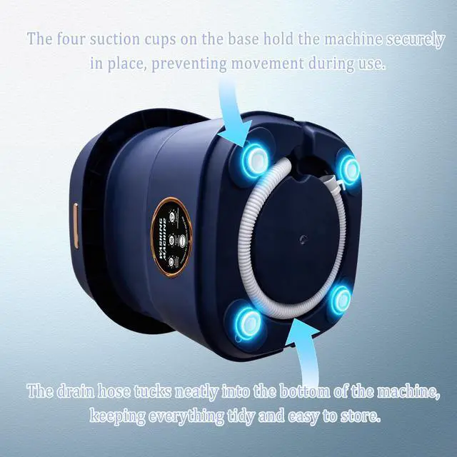 Alt view image 6 of 7 - 22L Mini Laundry Machine Foldable Portable Laundry Machine and 3 Cleaning Modes for Baby Clothes,Ideal for Travel, Dorms