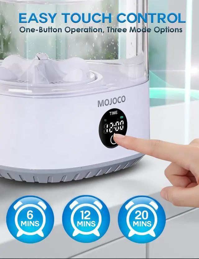 Alt view image 6 of 7 - Mini Washing Machine - 6L Small Portable Washing Machine with 3 Wash Modes for Underwear, Socks & Baby Clothes - Rechargeable Countertop Mini Washer for Dorms, Hotels, Travel & Camping