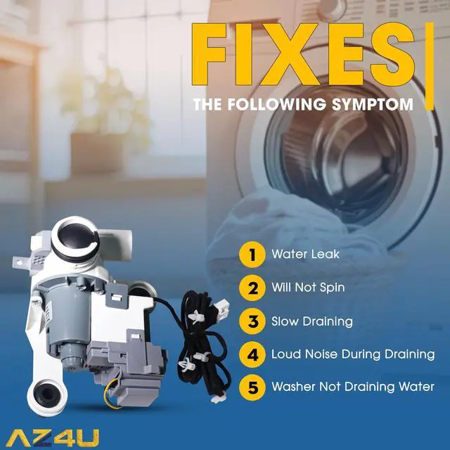 Alt view image 7 of 7 - Upgraded DC97-19289F DC97-19289H PX3516-01 Samsung Washer Drain Pump | WA45M7050AW/A4, WA50F9A7DSP/A2, WA45H7000AW/A2, WA45T3200AW/A4, WA48H7400AW/A2, WA44A3405AW/A4, WA456DRHDSU/AA, WA50F9A8DSWA2