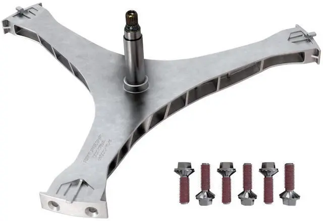 Main image of DC97-17004B / DC60-00100A Washer Flange Shaft Assembly Compatible with Samsung Washing Machine Washer Spider Spinner Shaft Replaces DC97-17004A DC97-17004E with DC60-40137A Spider Hex Bolts