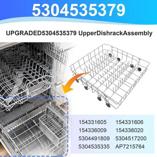 Alt view image 4 of 7 - 5304535379 Dishwasher Rack Replacement,Dishrack for Kenmore Crosley Frigidaire (5304535379)