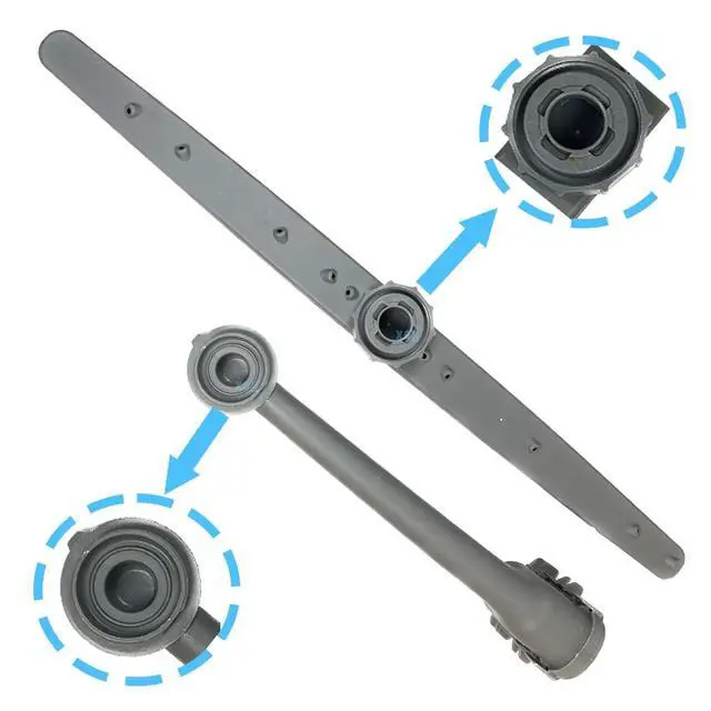 Alt view image 5 of 6 - DD82-01319B Middle Nozzle (19.3in) with Manifold For Samsung Dishwasher Spray Arm Assembly - Fit DW80K5050 series (Match DD82-01318A Upper Dishrack