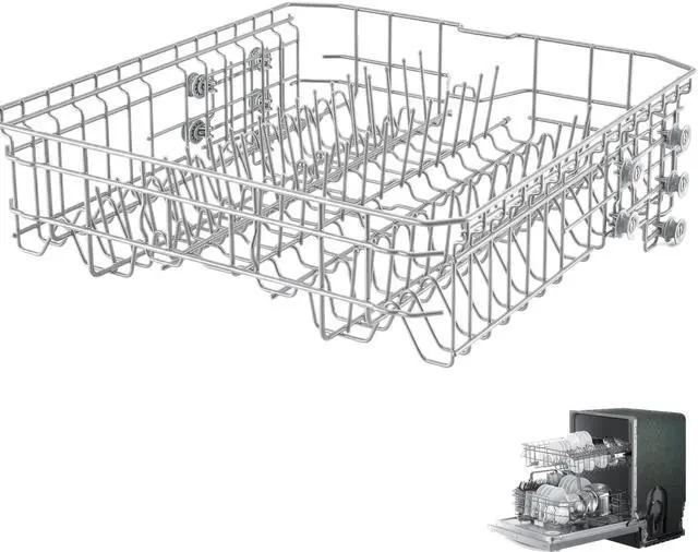 Main image of DD82-01074A Middle DishRack (20.6D*22.4W) Assembly Dishwasher Replacement - Fit For Samsung Dishwasher Parts DW80R5061,DW80R5060,DW80K7050UG,DW80K5050US Series