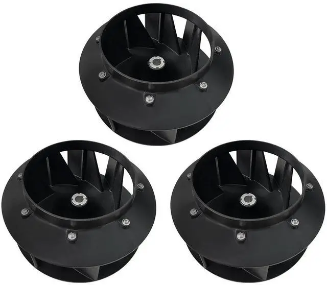 Main image of 70359801P Blower Fan (3Pcs) Fits for Huebsch Speed Queen and Ipso Dryer Replaces 70123301, 70123301P, 70248601, 70248601P, 70359801, TU20281, TU21120, TU218171