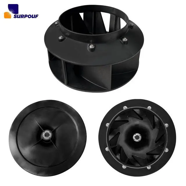 Alt view image 6 of 6 - 70359801P Blower Fan (3Pcs) Fits for Huebsch Speed Queen and Ipso Dryer Replaces 70123301, 70123301P, 70248601, 70248601P, 70359801, TU20281, TU21120, TU218171