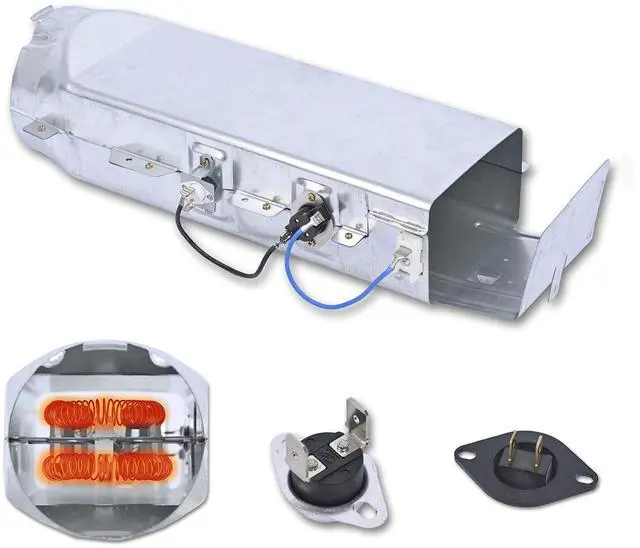 Main image of Dryer Heating Element Assembly Replaces For Samsung DV42H5200EP/A3 DV42H5200EF/A3 DV5451AEW/XAA DV40J3000EW/A2 DVE50R5400V/A3 DV219AEW/XAA DV395ETPASU/A1 DV448AEP/XAA DV350AEW/XAA DV330AEB/XAA
